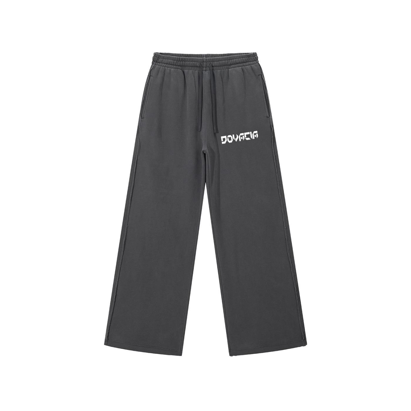 Snow Washed Raw Edge Sweatpants