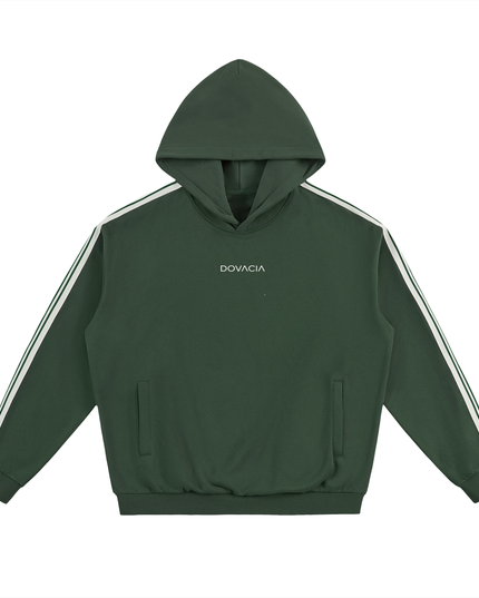 Side Stripe Drop-Shoulder Hoodie