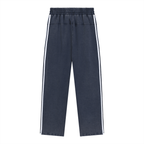 Snow Washed Contrast Tape Sweatpants