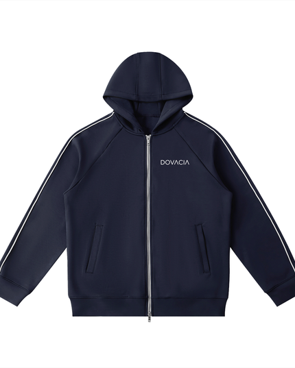 Heavyweight Raglan Sleeve Zip Hoodie