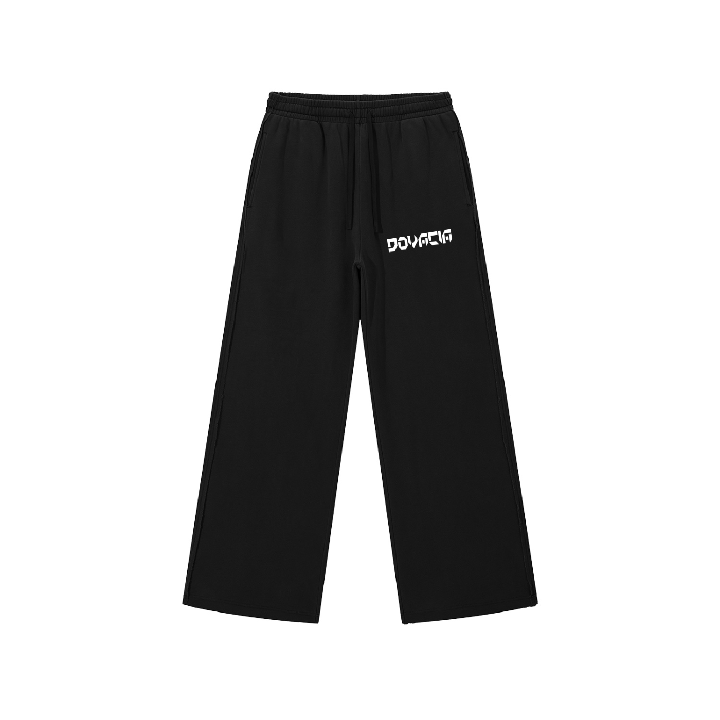 Snow Washed Raw Edge Sweatpants