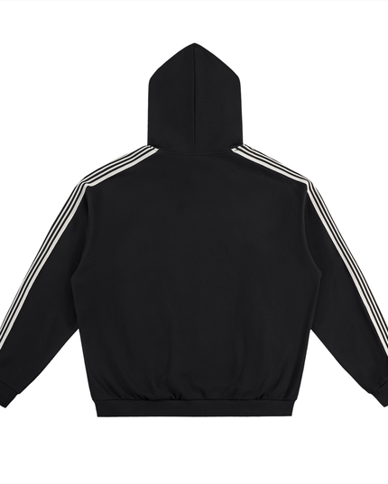 Side Stripe Drop-Shoulder Hoodie