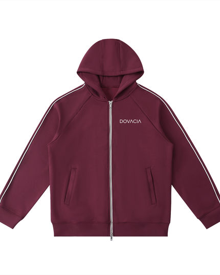 Heavyweight Raglan Sleeve Zip Hoodie