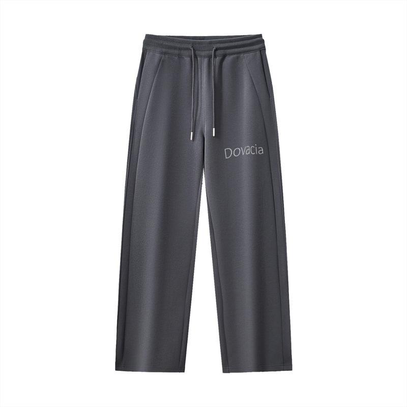 Essential Drawstring Straight-Leg Sweatpants