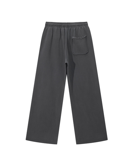 Snow Washed Raw Edge Sweatpants