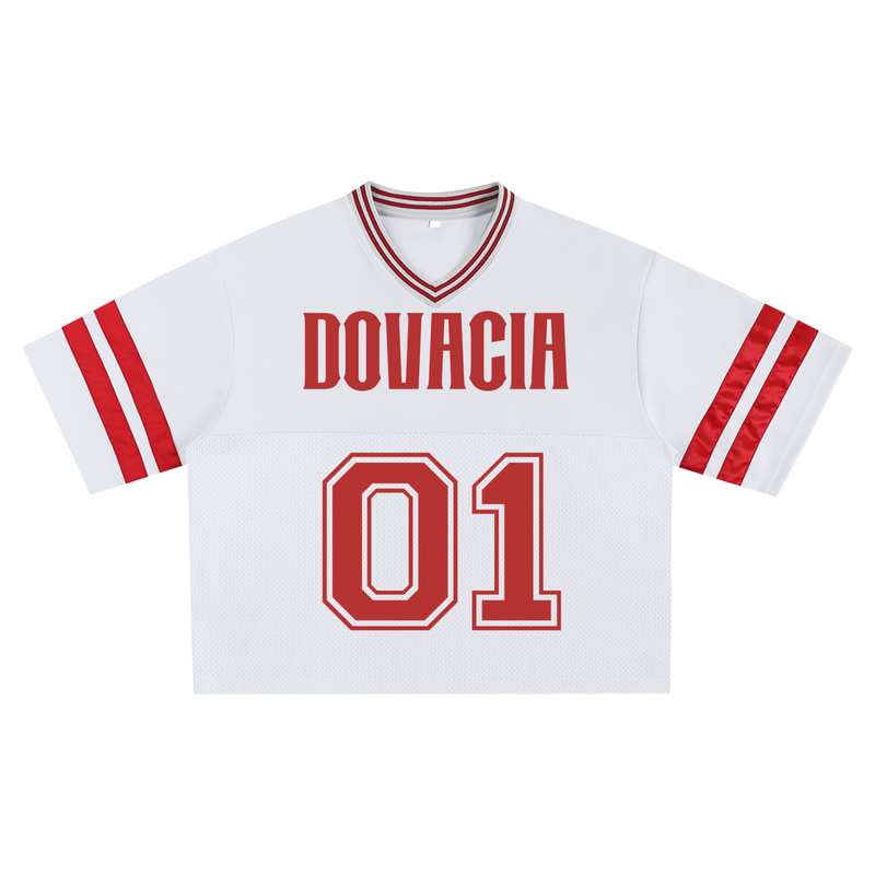 Taped Mesh Boxy T-Shirt