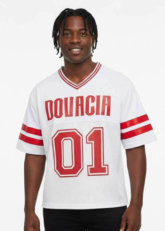 Taped Mesh Boxy T-Shirt