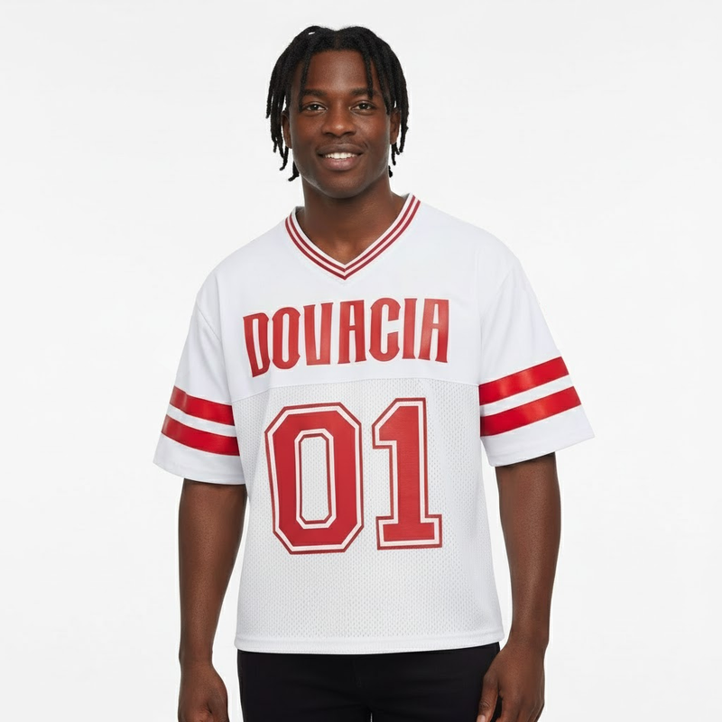 Taped Mesh Boxy T-Shirt