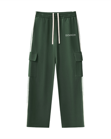 Side Stripe Straight-Leg Pants