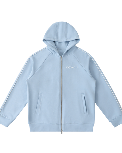 Heavyweight Raglan Sleeve Zip Hoodie