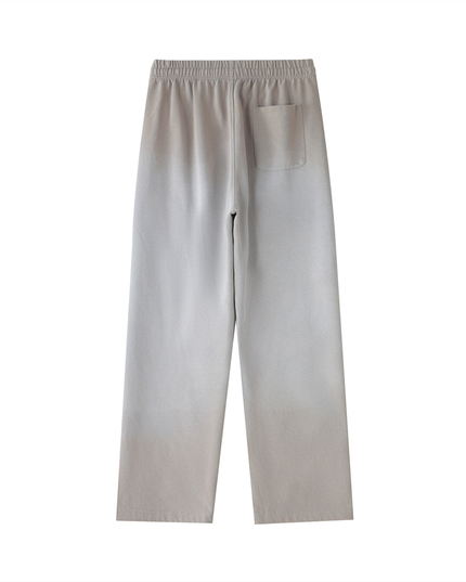 Vintage Washed Gradient Straight-Leg Sweatpants
