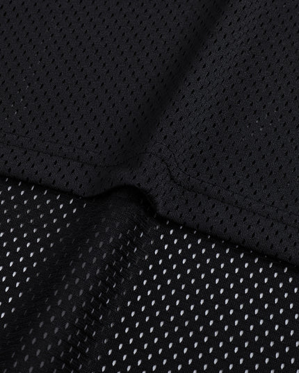 Taped Mesh Boxy T-Shirt