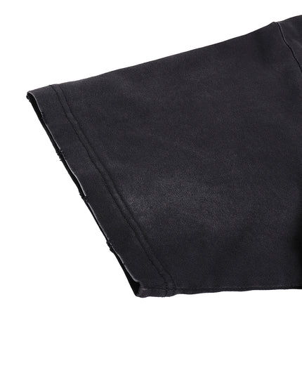 Vintage Washed Hand-Frayed T-Shirt