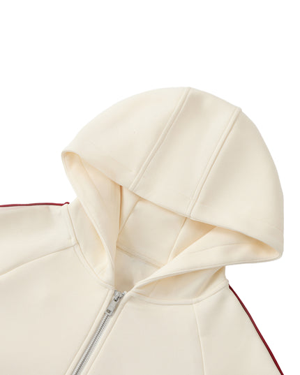 Heavyweight Raglan Sleeve Zip Hoodie