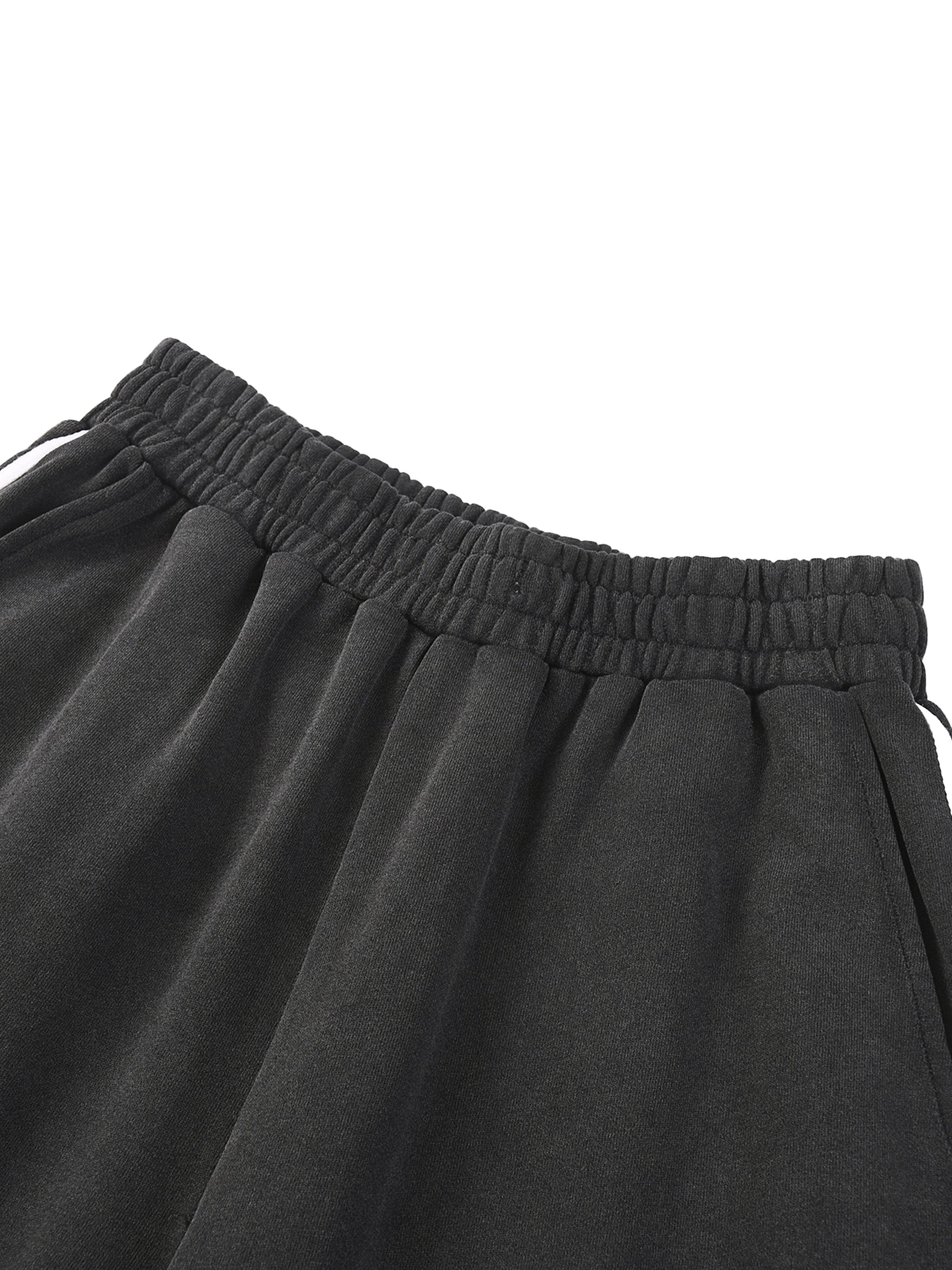 Snow Washed Contrast Tape Sweatpants