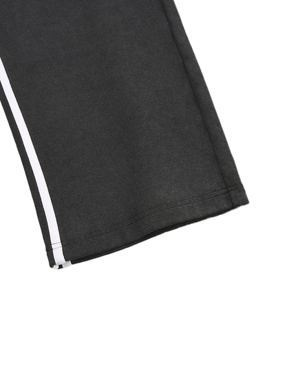 Snow Washed Contrast Tape Sweatpants