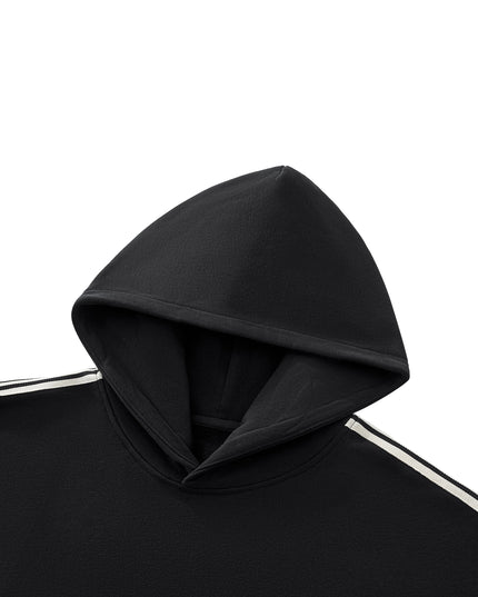 Side Stripe Drop-Shoulder Hoodie