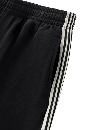 Side Stripe Straight-Leg Pants
