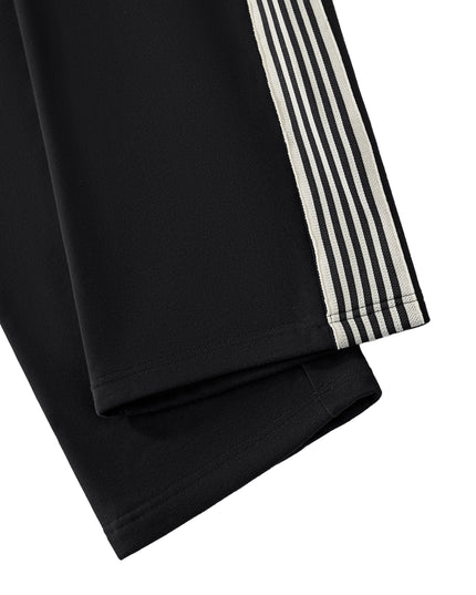 Side Stripe Straight-Leg Pants