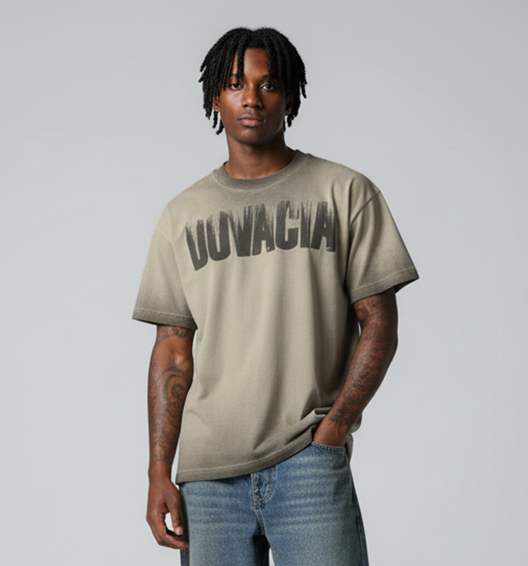 Reverse Dyed Loose Cotton T-Shirt