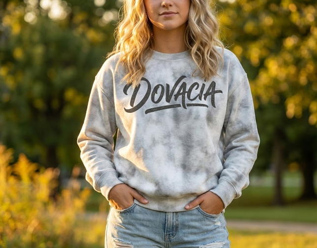 Dirty Washed Boxy Fleeced Sweatshirt